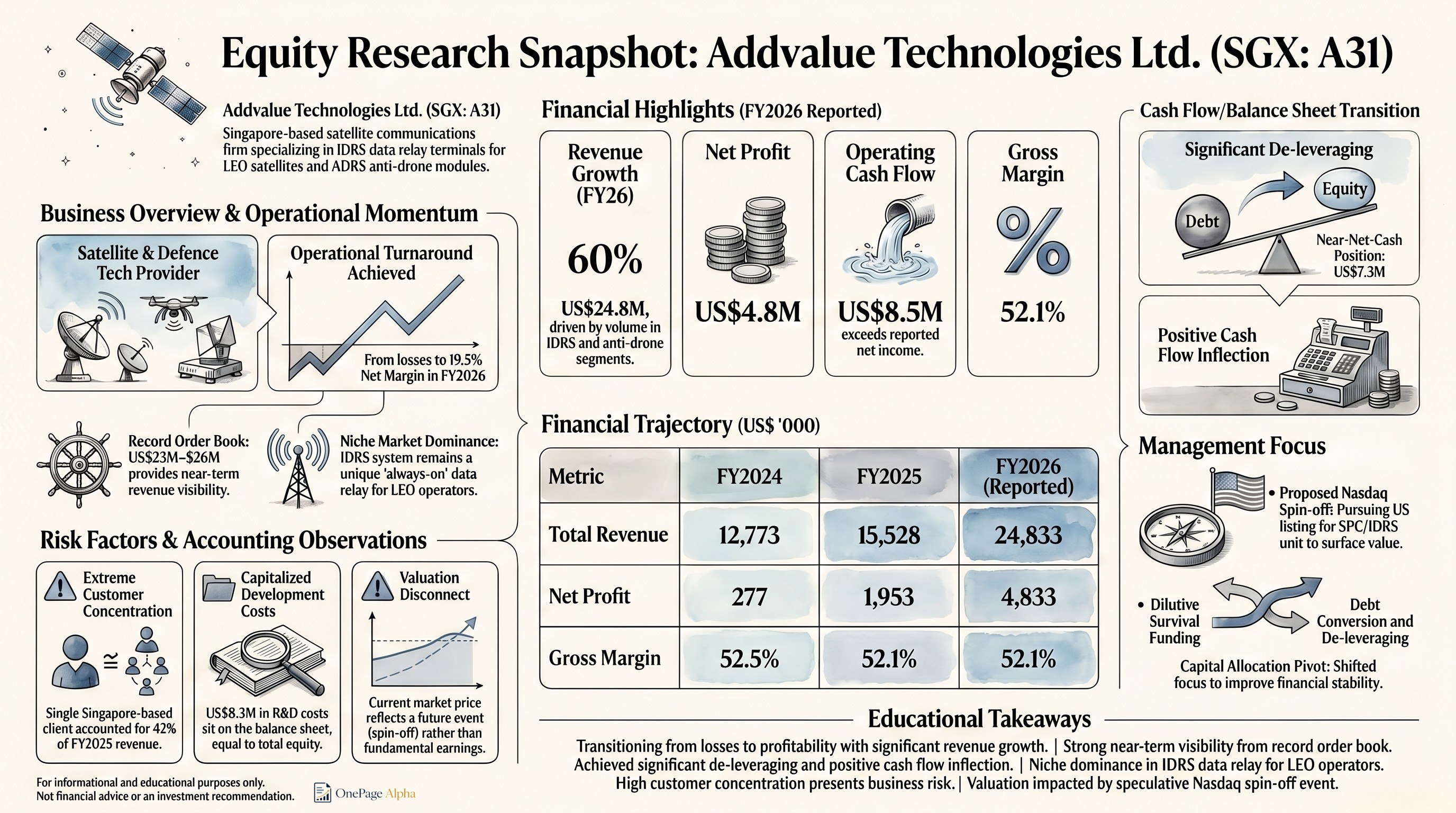 Addvalue Technologies Ltd. infographic preview